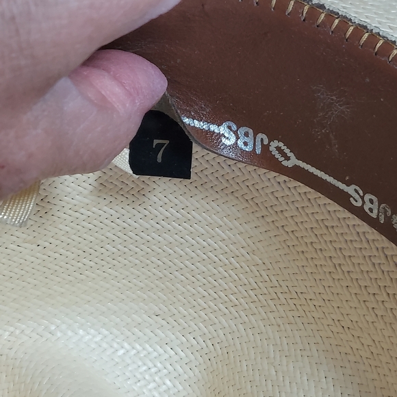 Stetson Natural Cream Gunslinger Style 10X Straw Western Hat Unisex - Picture 13 of 16